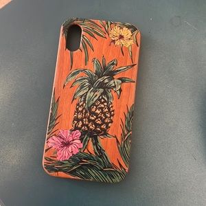 Cute painted wooden iPhone XR magnetic case….